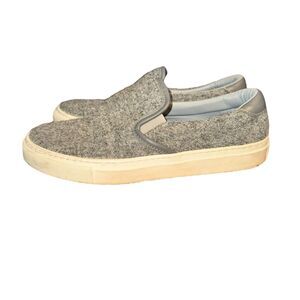 Diemme Garda Slip On Sneakers Women's Size 7 Gray Wool Casual Shoe Italy Made